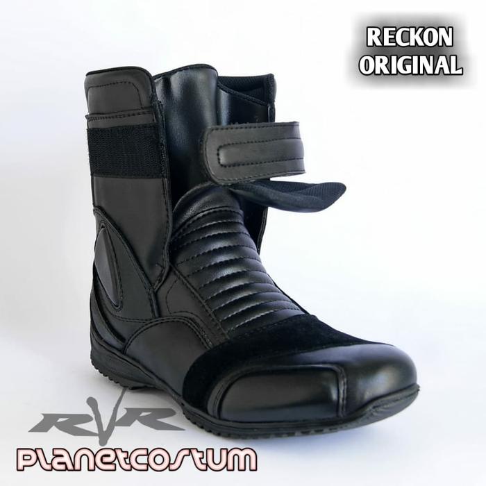 Sepatu Motor Touring Asli Indonesia RVR Murah Ringan dan Praktis