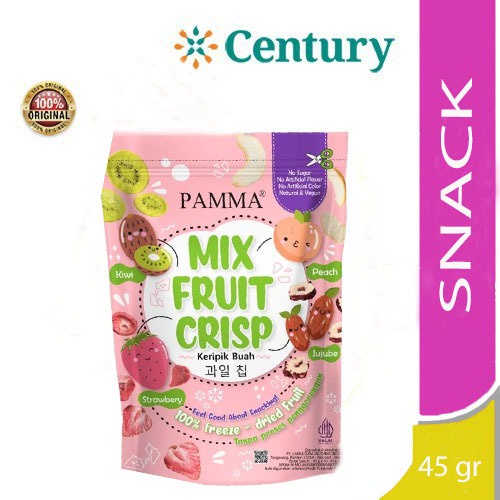 

PAMMA MIX FRUIT CRISP 45 GR / SNACK / CEMILAN SEHAT