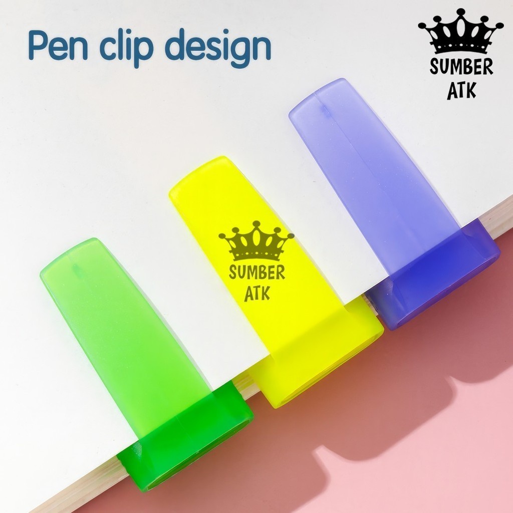 

Deli Set 6 Pcs Spidol Highlighter Spongebob Eu375 Random Spidol Stabilo Warna Warni Alat Tulis