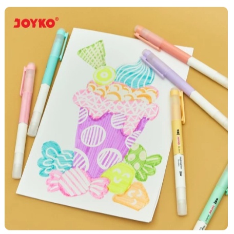 

Erasable Highlighter Penanda Dapat Dihapus Joyko Hl-69-6