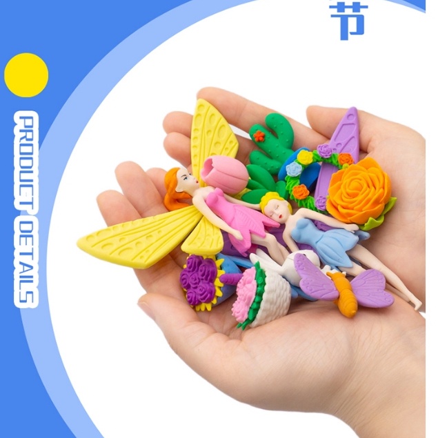 

Penghapus Karakter Unik Mermaid Princess Peri Fairy Cantik Istana (1 Set)