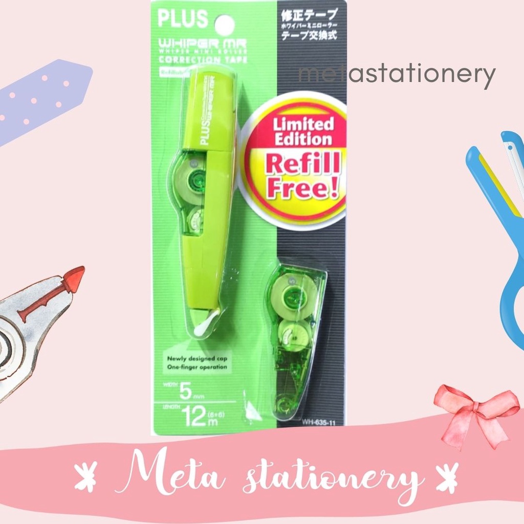 

Correction Tape / Tipex Plus Wh-635 + 1 Refill