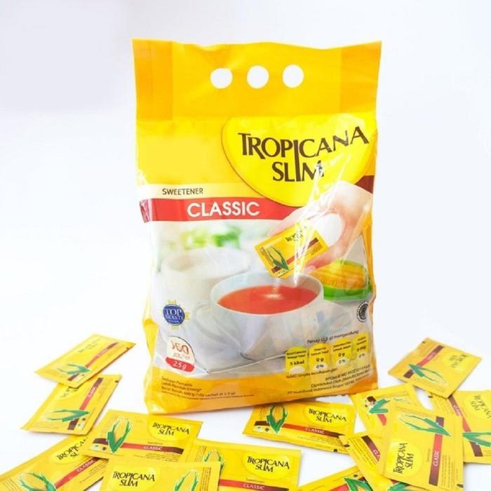 

Tropicana Slim Classic Sweetener 160 Sachet @2.5 Gram