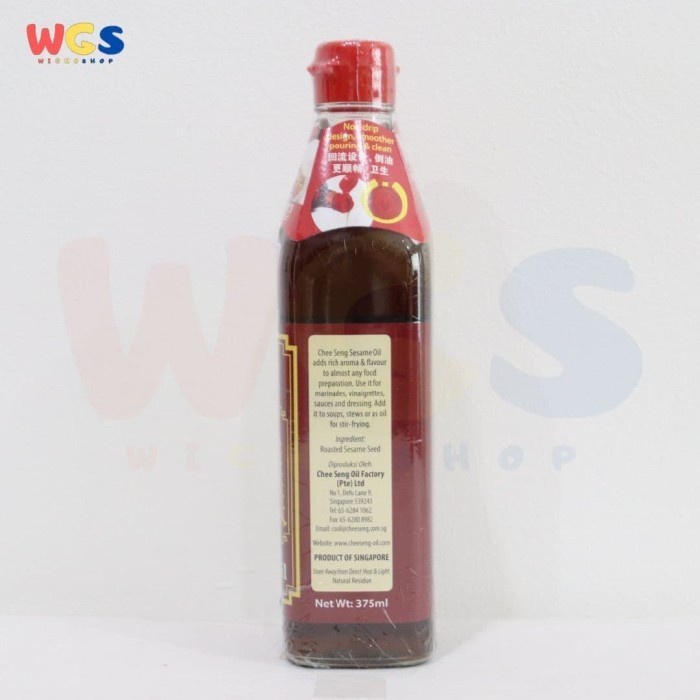 

Minyak Wijen Pagoda Chee Seng 100% Pure White Sesame Oil 375 ml