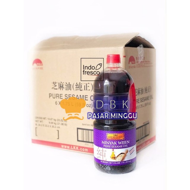 

Lee Kum Kee Pure Sesame Oil- Minyak Wijen 1750ml import quality