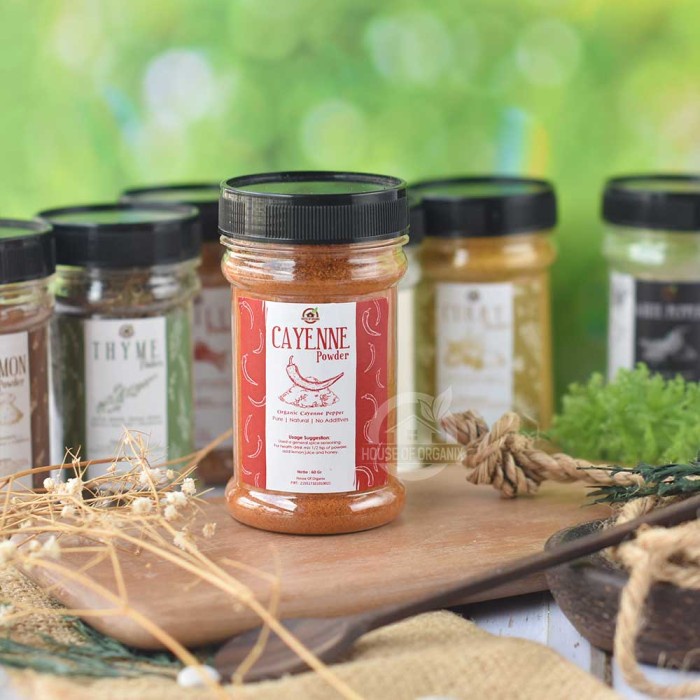 

House Of Organix Cayenne Pepper Powder ( Bubuk Cabai ) kayu