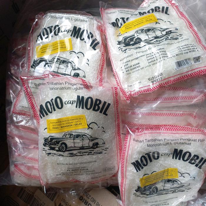 

Paket Moto 4 pcs Penyedap Rasa Cap Mobil Halal Masakan
