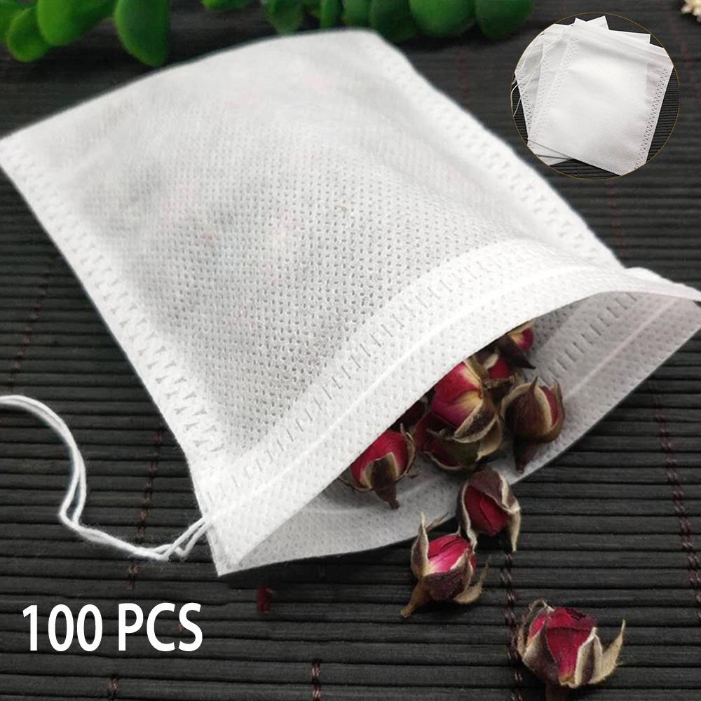 

One Two Cups Kantong Filter Saringan Teh Teabag Disposable 100 PCS 10x12cm - M100