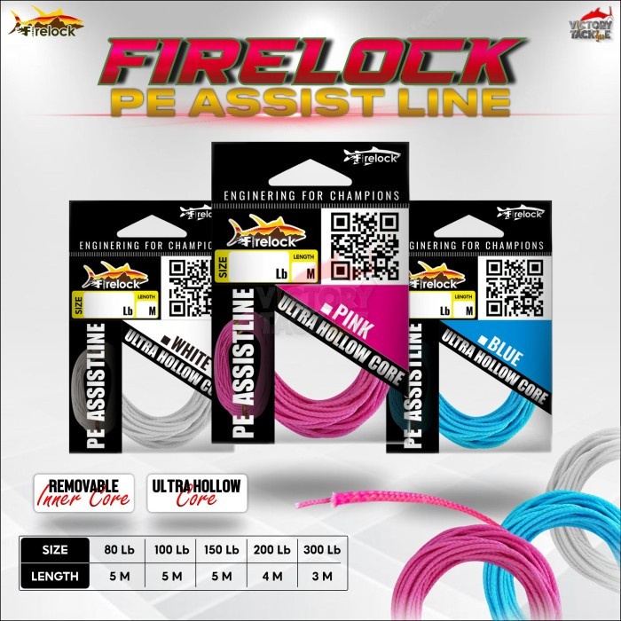(Expert) Kevlar Firelock / Firelock PE Assist Line ULTRA HOLLOW
