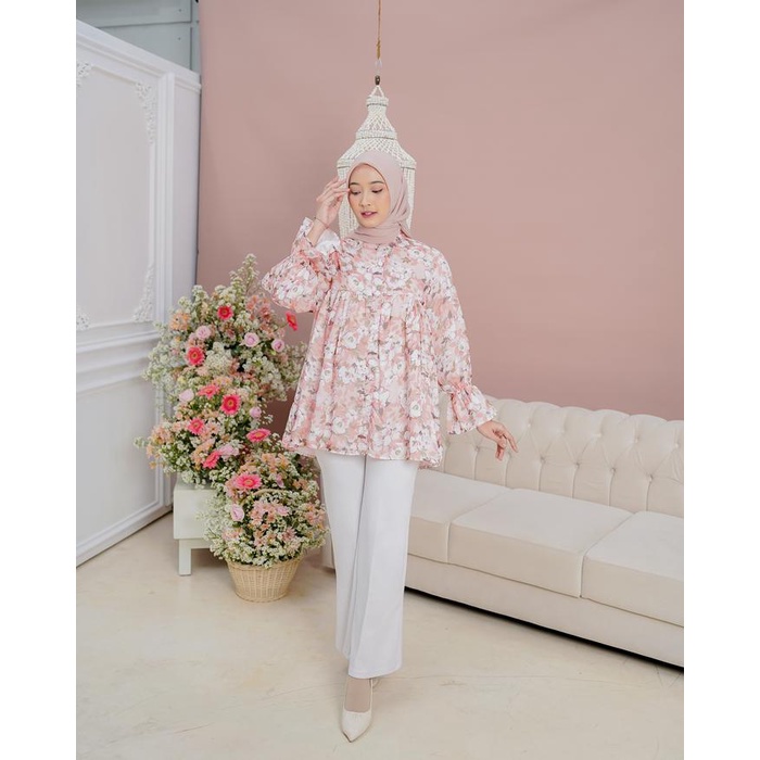 SALE PROMO MISHA BLOUSE ATASAN COUPLE MOM AND KIDS KEMBAR READYY