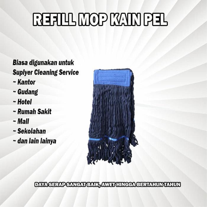 Terbaru- KAIN PEL / MOP PEL / REFILL KAIN PEL / PEL LANTAI / REFILL KAIN PEL