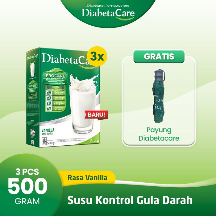 

BUY 3 DIABETACARE MILK VANILLA 500G FREE PAYUNG TERMURAH