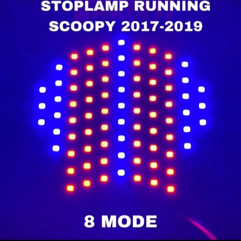 Stoplamp Lampu Running Scoopy 2017-2019. lampu kedap kedip scoopy