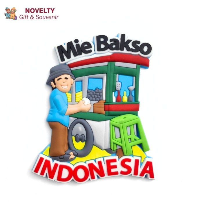 serba- Magnet / tempelan kulkas makanan khas Indonesia