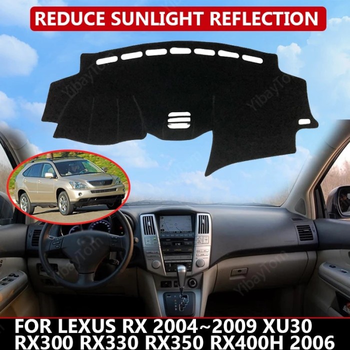 Car Dashboard Cover for Lexus RX 2004~2009 XU30 RX300 RX330 350 400h