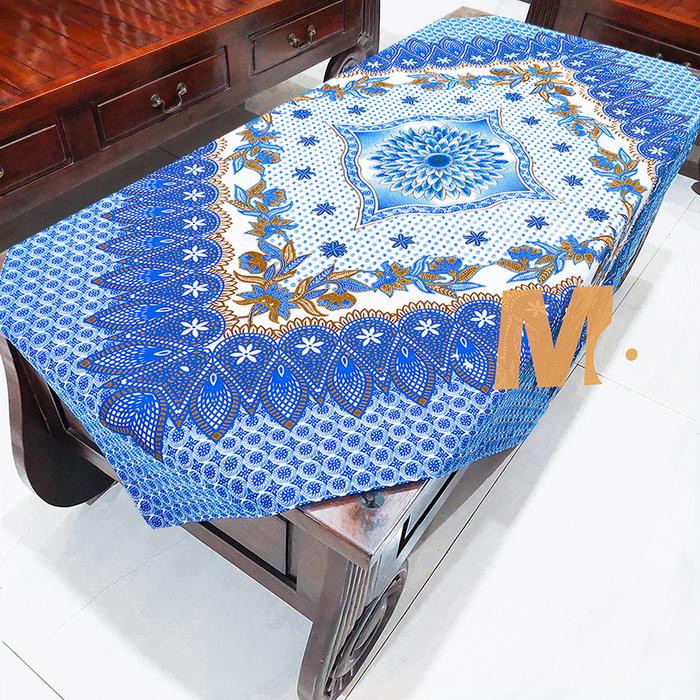 (Expert) Taplak Meja Kain Batik Dekorasi Ruang Tamu Alas Meja Guru Raden Ayu Hitam Katun taplak meja