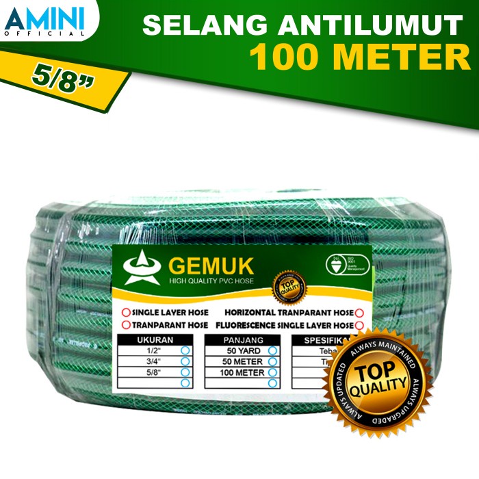 SELANG AIR 5/8 INCH 100 METER / SELANG CUCI MOTOR / SELANG TAMAN
