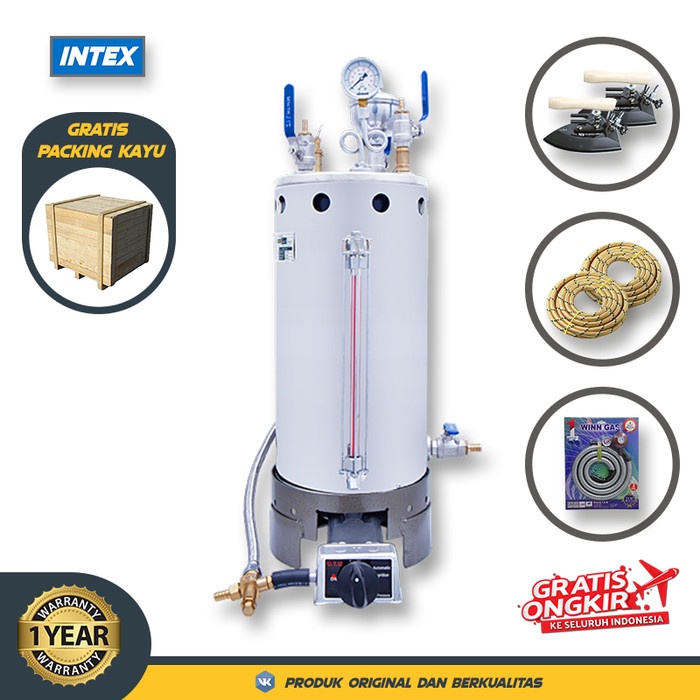 INTEX Boiler 15 Liter Laundry Setrika Uap Boiler Laundry 15 Ltr Bagus