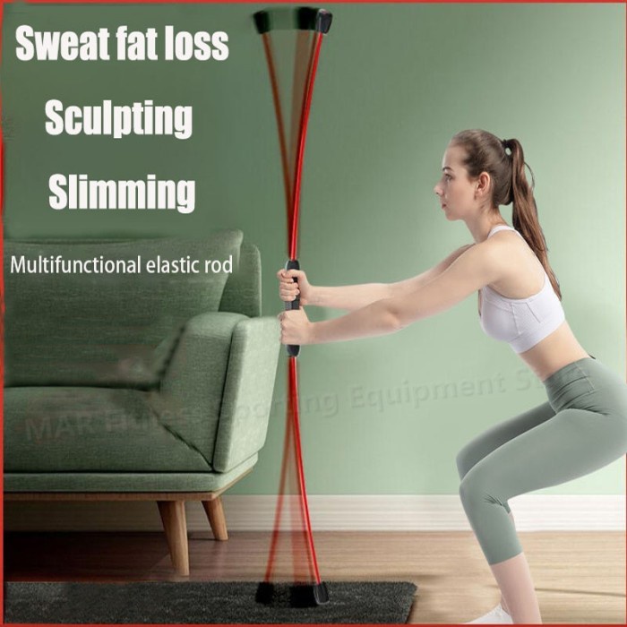 Yoga Fitness Flexi Bar Training Rod Arm Muscle Workout Slimming Yoga