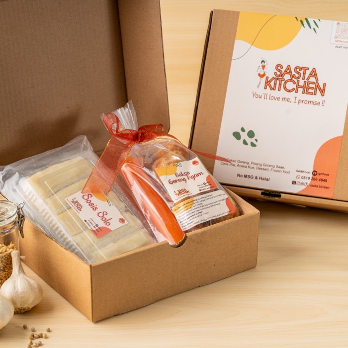 

Parcel/Hampers/Hantaran Sosis Solo & Bakso Goreng