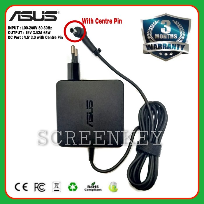 ADAPTOR CHARGER ASUS PRO P2451FA P2451FB P2451F P2451 P3540FA P3540F