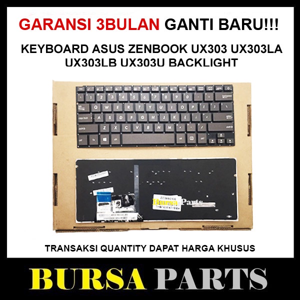 KEYBOARD ZENBOOK UX303 UX303LA UX303LB UX303LN UX303UA UX303UB TERLARIS