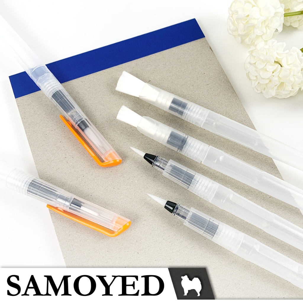 

IK! Set 6 Buah Kuas Lukis Cat Air / Watercolour / Water Brush Pen Set Samoyed WBPS-06