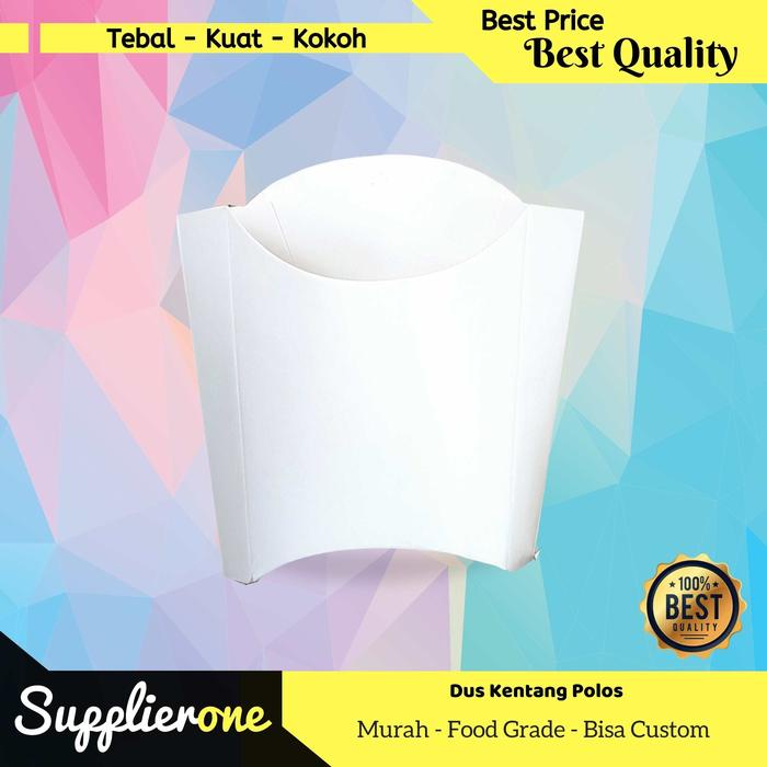 ada- Box Dus Kentang Goreng 50 pcs / kantonKentang Goreng / Kemasan Kentang Goreng