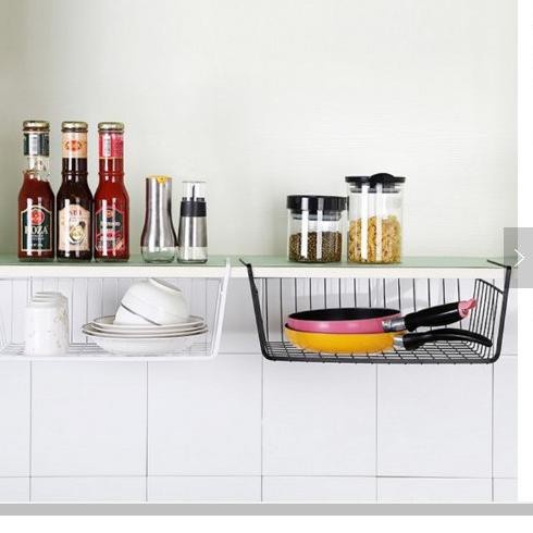 [SPR] RAK BESI MEJA GANTUNG / KERANJANG BESI KLIP / RAK DAPIR GANTUNG