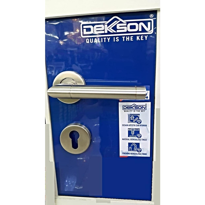 Set Kunci Pintu KAYU Dekkson Silinder Handle Kunci Dekson HANDLE LIS