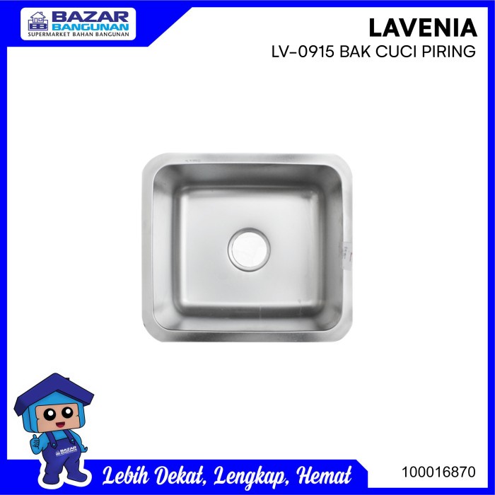 TerjaminDisini- SINK / BAK CUCI PIRING LAVENIA LV 0915 LV0915 LV-0915 STAINLESS STEEL