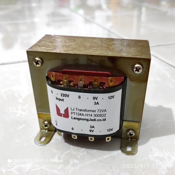 Lj Transformer Pt124A Dual 9V 12V 3A Trafo Power Lps 5V 9V 18V 21V 24V Ct