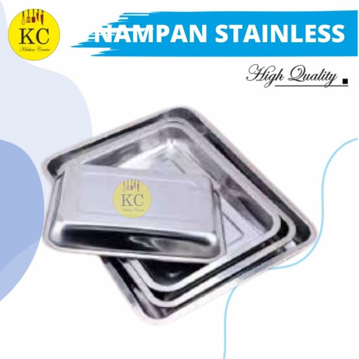 silahkan- Nampan Stainless Persegi Nampan Persegi Nampan Stainless Steel Besar