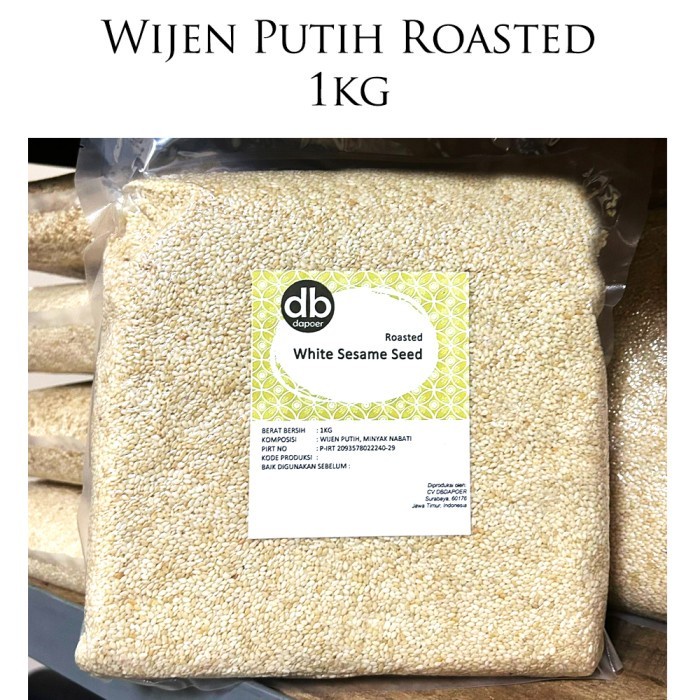 

White Sesame Seed Wijen Putih 1kg
