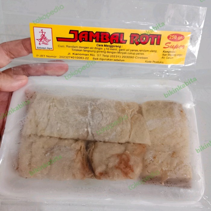 

Jambal Roti Super Berat = 250 Gram