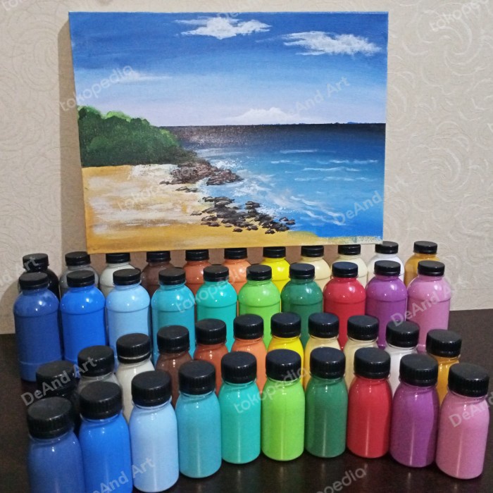 

New cat lukis acrylic 200gr