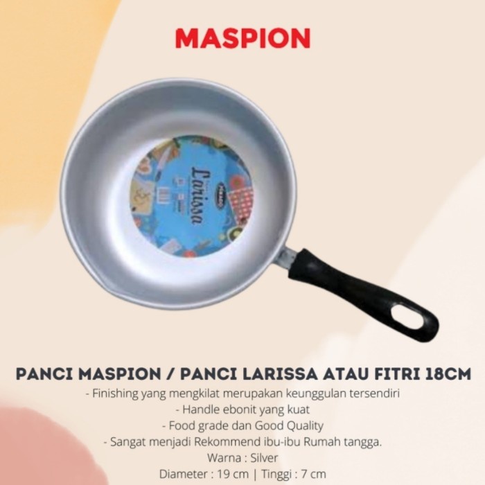 silahkan- Panci Mie/Panci Masak/Panci Rebus Mie/Panci Maspion /Panci Larissa 18