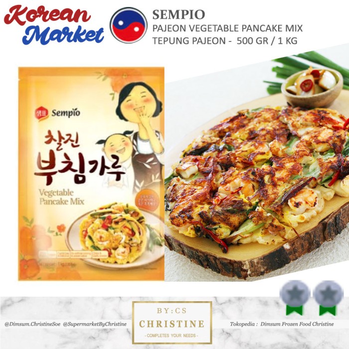 

SEMPIO VEGETABLE PANCAKE MIX SEMPIO PAJEON TEPUNG PANCAKE PAJJEON 1 KG