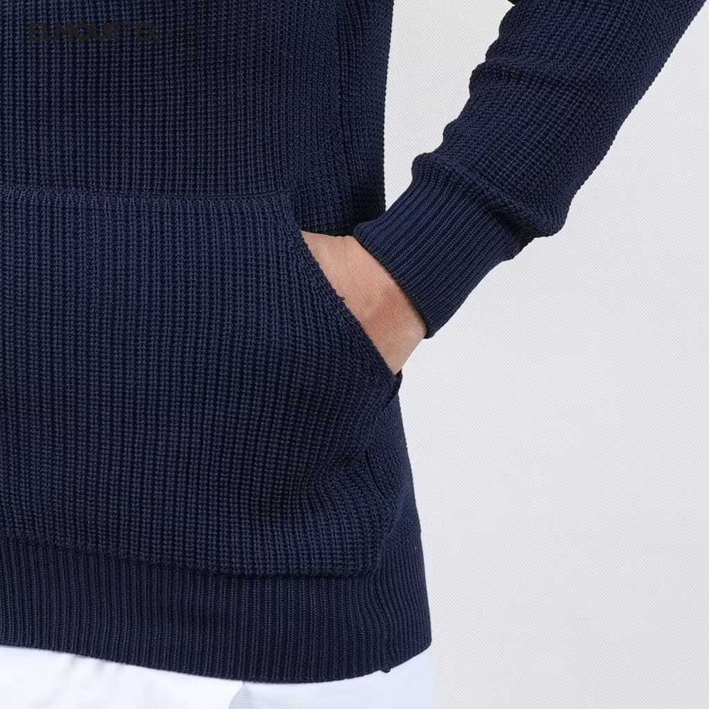 Boneh Sweater Rajut Pria Tebal Resleting Depan Premium Korea Sweter Rajut Original Knit Zipper