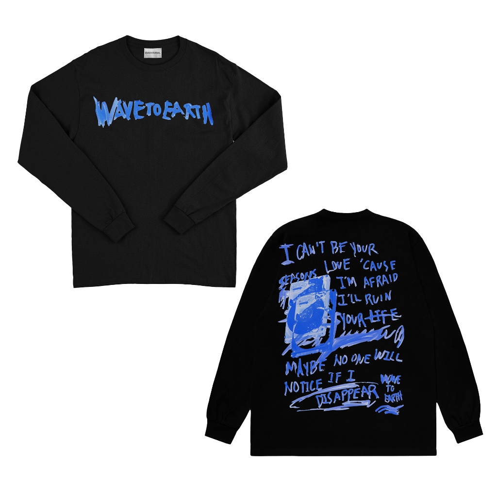 KAOS BAJU SINGLET WAVE TO EARTH BAND METAL MUSIK ROCK KPOP SLEEVELESS T-SHIRT OVERSIZE PUTIH STYLE