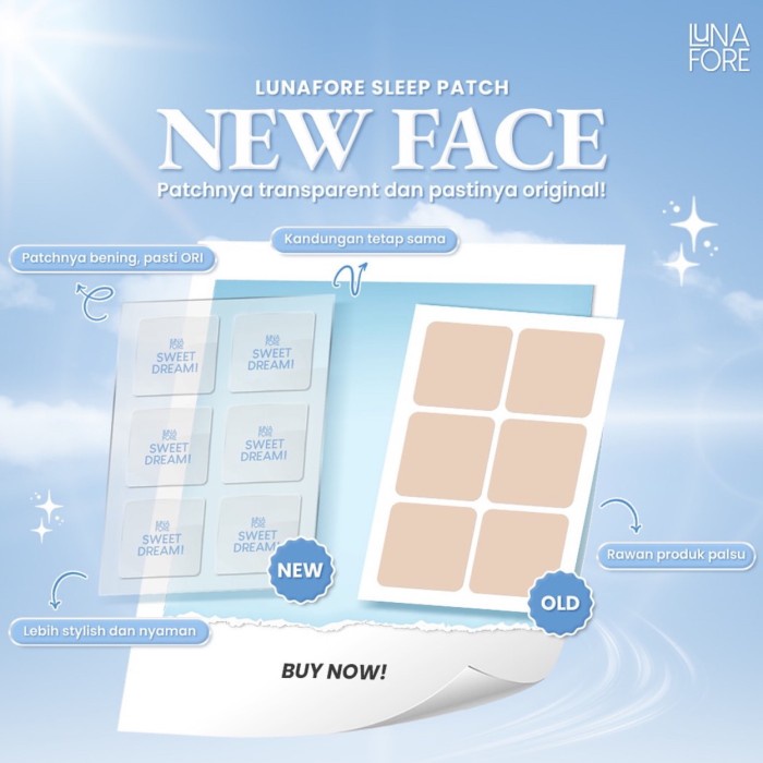 

LUNAFORE SLEEP PATCH STICKER BANTU TIDUR MELATONIN ISI 18 PCS