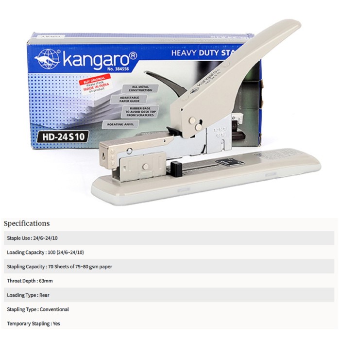 

KANGARO HEAVY DUTY STAPLER HD 24S10