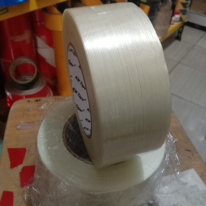 

LAKBAN SERAT FILAMENT - LAKBAN PENGIKAT BAJA 5 CM X 50 METER
