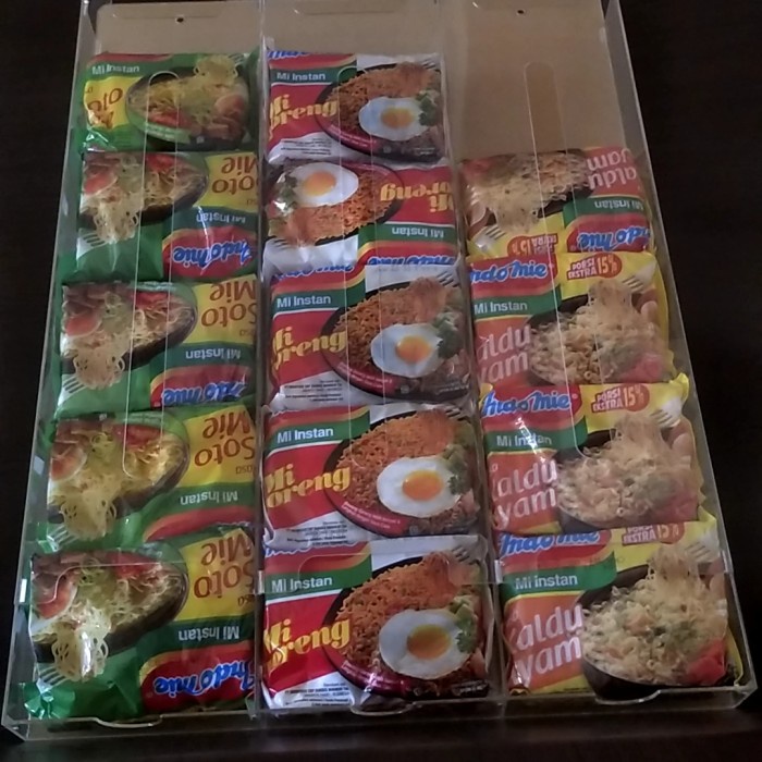 DISPLAY TEMAPAT MIE/AKRILIK TEMPAT MIE/AKRILIK BOX INDOMIE