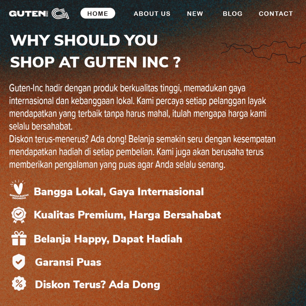 Guten Inc - Celana Underwear Boxer Alan Thorns