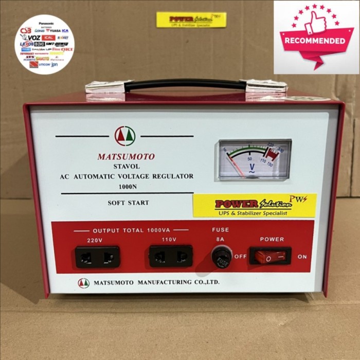 Ready Stabilizer Matsumoto SVC1000N, Stabilizer Matsumoto 1000VA