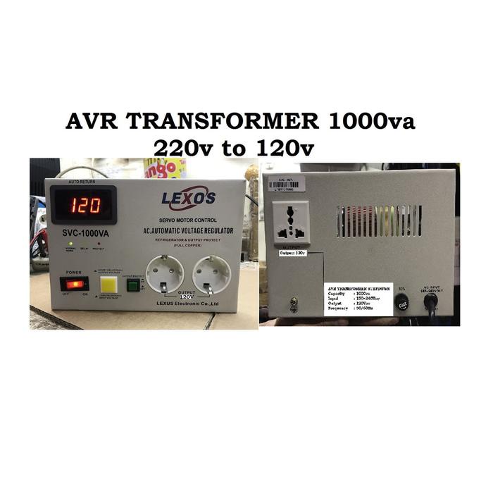 Ready Stabilizer Step down digital 1000 220v ke 120v 220v ke 110v ke 100v