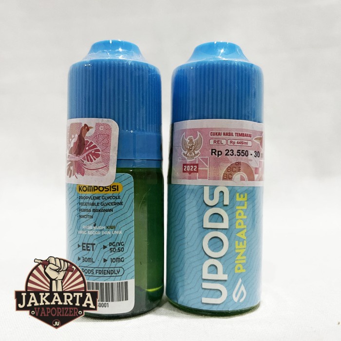 ID [SALT] UPODS PINEAPPLE 30ML 10MG BY UPODS JUICE CARTEL LIQUID SALT