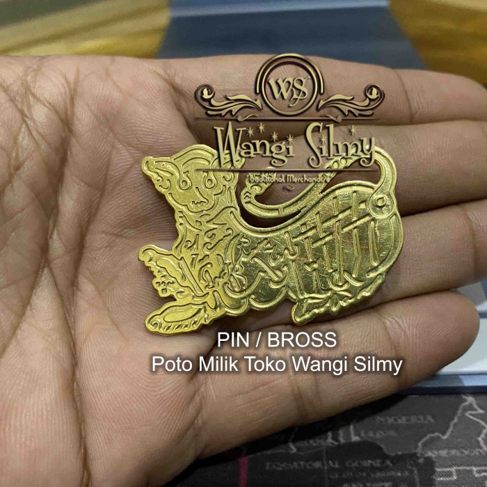 Modrico- Pin / Bross Macan Ali Lambang Kerajaan Cirebon, Macan Ali, Kuningan