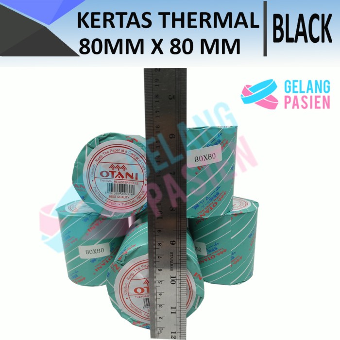 

New KERTAS STRUK THERMAL KASIR 80X80 OTANI BLACK